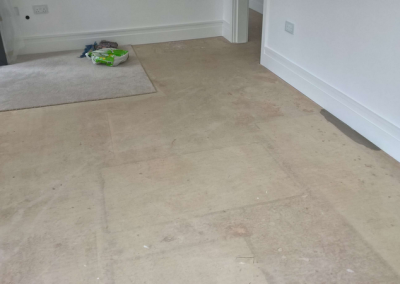 The anhydrate screed was in generally good condition